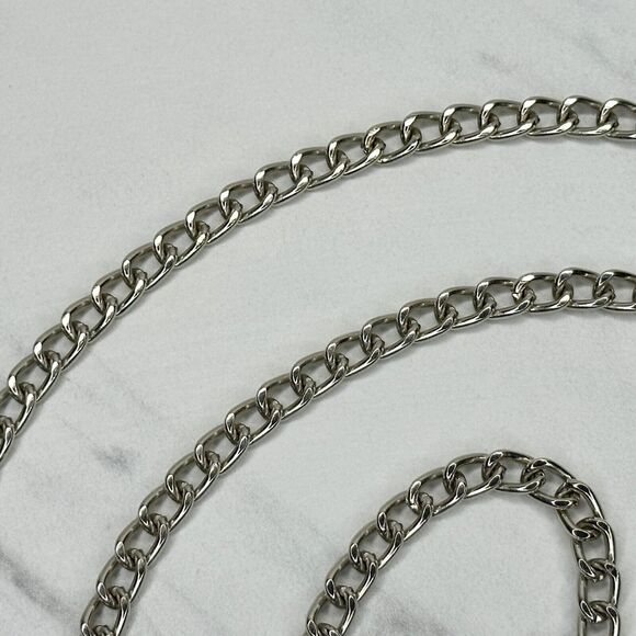 Silver Tone Chain Link Purse Handbag Replacement Strap ✨ - Picture 4 of 11